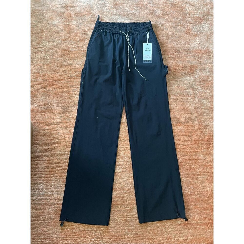 NWT ESPARANTO BLACK CARGO PANTS